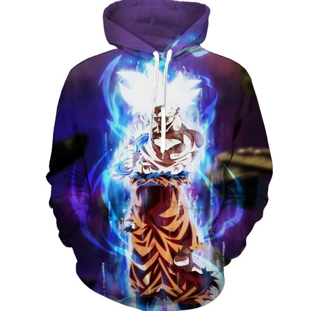 Dragon Ball Z Goku Anime 3D Print Hoodies Sweatshirts Harajuku Cartoon Hooded Women/Men long sleeve hip hop streetwear Clothes-3